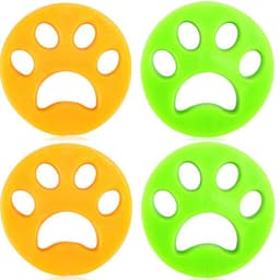 Pälsborttagare för kläder - tar bort hund/katthår Grön/Gul 4-pack
