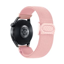 Nylon urrem kompatibel med Huawei, Xiaomi, Garmin, Samsung 20mm Lyserød