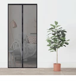 Myggnätsdörrgardin Svart S