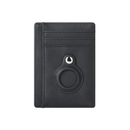 Kortholder med RFID-signalblokkering og Airtag-holder Sort