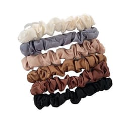 Scrunchies 6-pakning Flerfarget