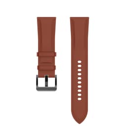 Armband äkta läder Mörkbrun