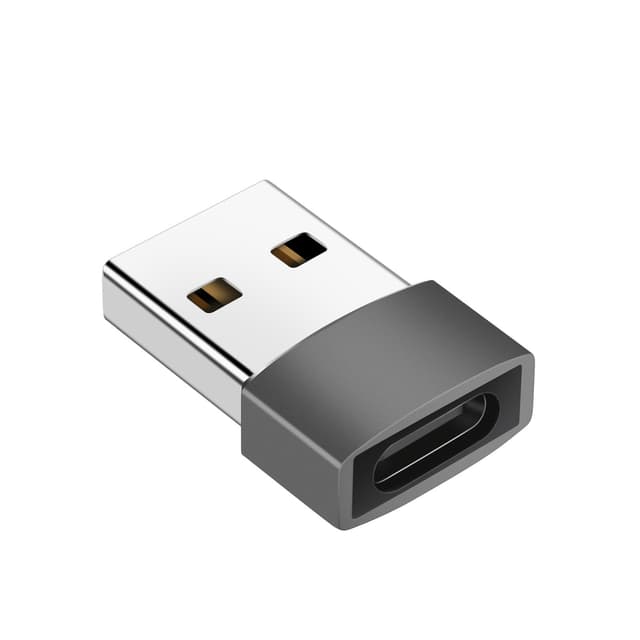USB-C til USB 2.0-adapter Mørk grå