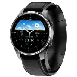 Smartwatch med blodiltnings- og blodtryksmåler Sort