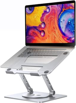 Vikbart laptopställ med roterbar basplatta, 12.1‑17.3 tum
