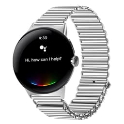 Klokkearmbånd i rustfritt stål Sølv Google Pixel Watch