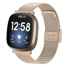 Klokkerem til Fitbit Versa 3 / Sense i gullfarget rustfritt stål