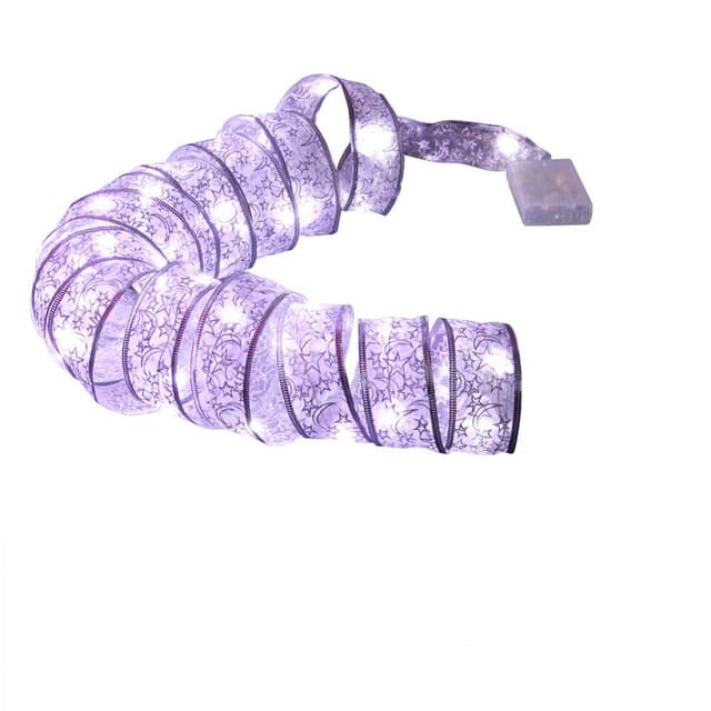 Julbandsljus Silver