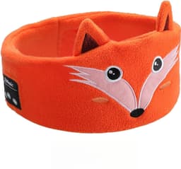 Pannebånd med hodetelefoner og Bluetooth / sovemaske Oransje