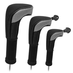 Golfkøllehodedeksler for UT, fairway wood, driver 3-pack Grå