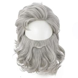 Nisseskæg og paryksæt til jul Grå