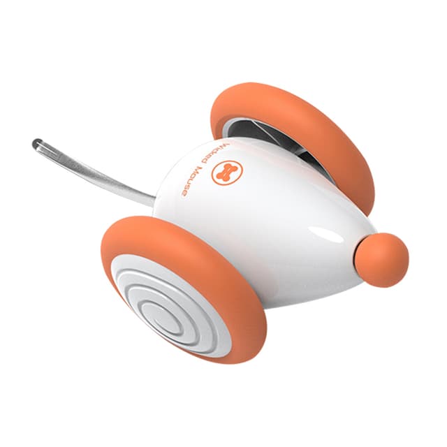 Wicked Mouse interaktiv kattelegetøjsmus Orange/Hvid