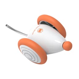 Wicked Mouse interaktiv kattleksak mus Orange/Vit