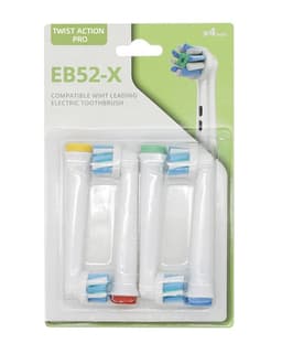 Udskiftningstandbørstehoveder til Oral B Braun 1000 EB52-X 4-pack