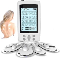 TENS -enhed med muskelstimulering Hvid