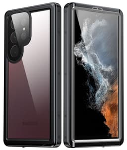 Vanntett mobildeksel Sort Samsung S23 Ultra
