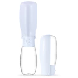 Taitettava lemmikkieläinten vesipullo 500 ml Valkoinen