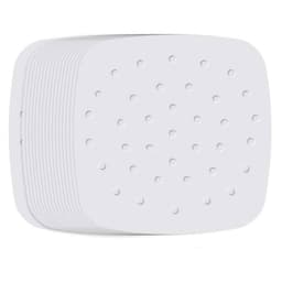 Firkantet perforert bakepapir for Air Fryer 200-pak Hvit 22 cm
