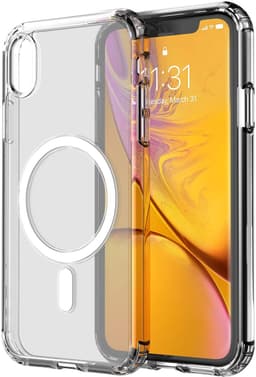 iPhone X/XS matkapuhelimen suojakuori MagSafe-yhteensopiva akryyli läpinäkyvä