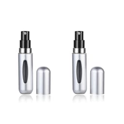 Mini refill parfumeflasker 2-pak Sølv
