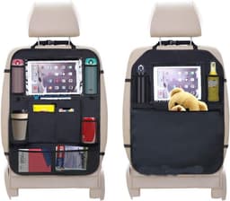 Oxford Fabric Car Bagsæde Organizer Kick Mats Protector Car Storage Organizer Sort