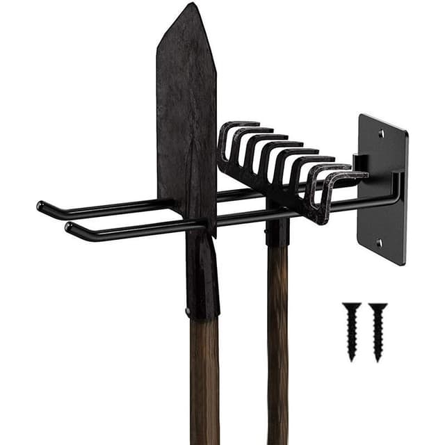 Veggfeste for hageredskaper