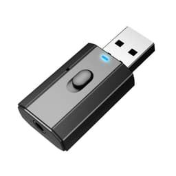 4-i-1 Bluetooth sender/modtager Bluetooth adapter Sort