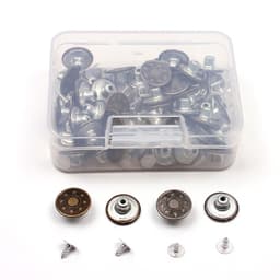 50 st jeansknappar 17 mm