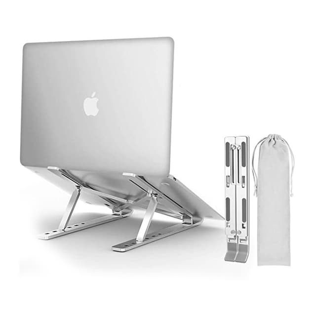 Hopfällbart laptopställ med justerbar vinkel