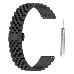Justerbar universell 20 MM femrads perleklokkerem Sort