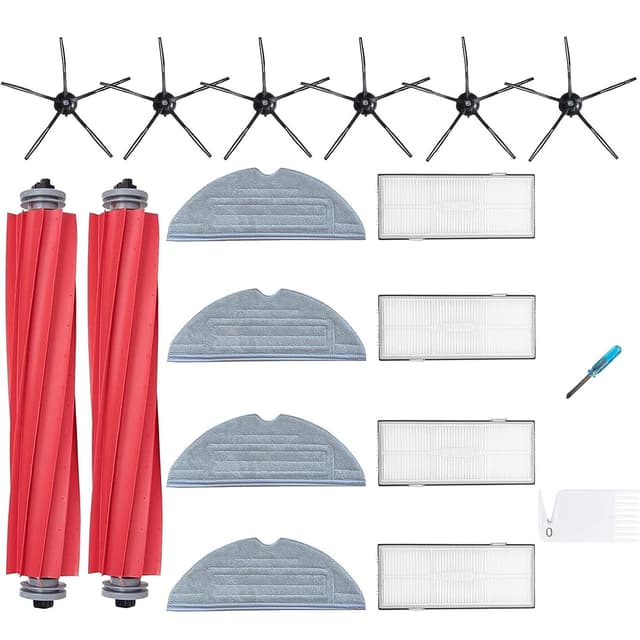 Tillbehör 18 delar Roborock S7/S7 Plus/S7 MaxV/S7 MaxV Ultra