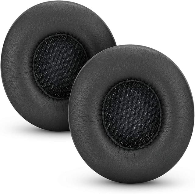 Öronkuddar för Beats Solo 2/3 PU-läder 1 par Svart