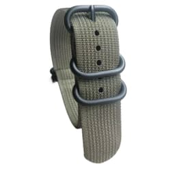 Komfortabel Nylon urrem 18/20/22/24 mm Træ 22mm