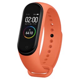 Silikoninen kelloranneke Xiaomi Mi Band 3/4:lle Oranssi