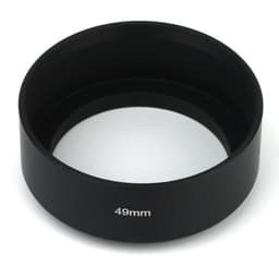 Universell objektivhette for Canon Nikon Sony Sort 49 mm