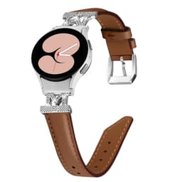 Rhinestone Silver M-Type Link-urrem til Samsung Galaxy Watch 4/5/6-serien Brun