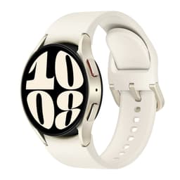 Mjukt silikonarmband Ersättningsarmband för Samsung Galaxy Watch 6 Vit