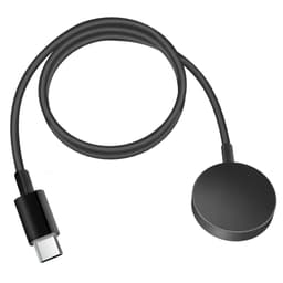 USB-C oplader til Samsung Galaxy Watch 3/4/5/6/7, Active 1/2 Sort