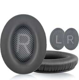 Korvatyynyt Bose QC35 I/II, QC25, QC15, QC 2 AE 2, AE 2i, AE 2w, SoundTrue, SoundLink Tummanharmaa