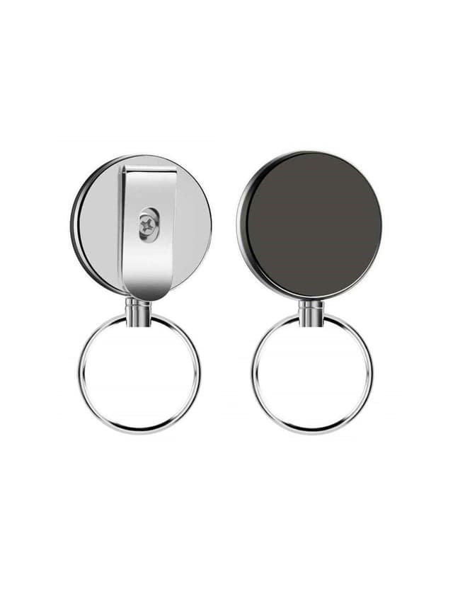 Uttrekkbar nøkkelring med jojo-funksjon og snor, 62 cm 1 pack
