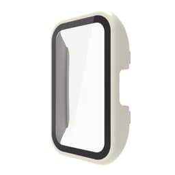 Etui med skærmbeskytter til Huawei Band 8 / NFC Hvid
