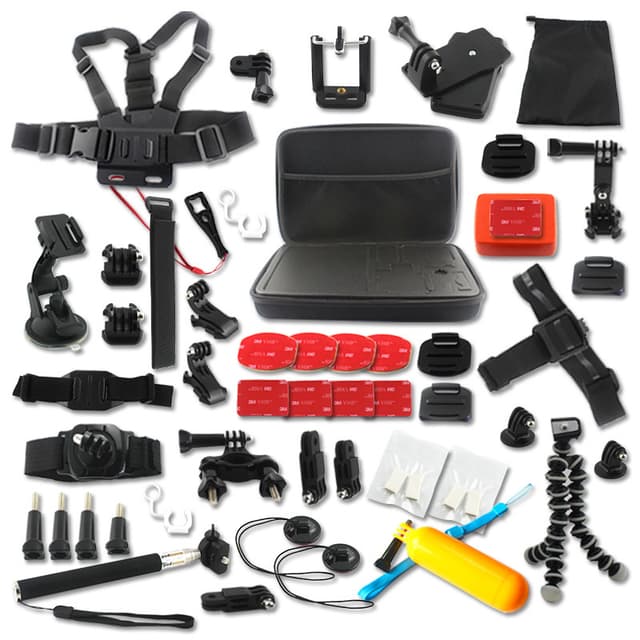 Tilbehørssett for GoPro Hero - 50 deler