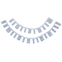 Silikon Piano Note Stickers Set Tynt 61 tangenter Flerfarget