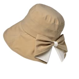 Sommer bowknot bøttehatt Kaki
