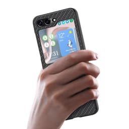 Karbonfibermønster bakdeksel Type telefonveske til Samsung Galaxy Z Flip Sort Samsung Galaxy Z Flip 3