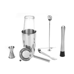 7-osainen ruostumattomasta teräksestä valmistettu Cocktail Shaker Setti 800 ml Boston Shakerilla