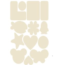 Itsekiinnittyvä laastari kankaan korjaamiseen Nylon beige 5 arkkia