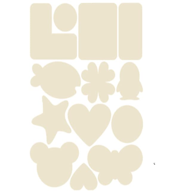 Självhäftande lagningslappar Nylon Beige 5 ark