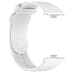 Silikone urrem med beskyttende etui til Xiaomi Band 8 Pro Hvid