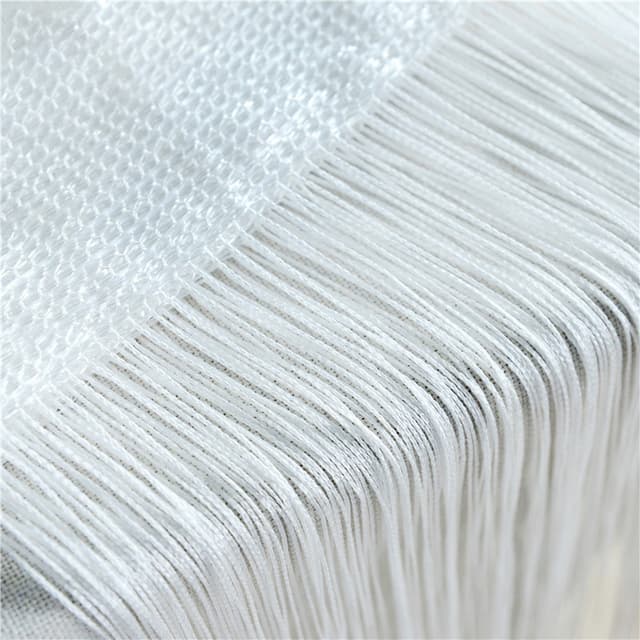 Fransgardin draperi 100x200 cm 1 par Vit